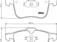 Set placute frana,frana disc OPEL VECTRA C, OPEL VECTRA C GTS, VAUXHALL VECTRA Mk II (C) - MINTEX MDB2764