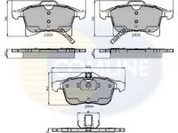 Set placute frana,frana disc OPEL ZAFIRA B (A05) (2005 - 2016) COMLINE CBP31307 piesa NOUA