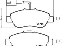 Set placute frana frana disc P 24 150 BREMBO