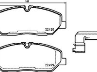 Set placute frana frana disc P 30 084 BREMBO