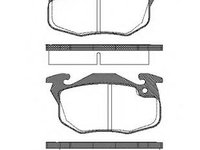 Set placute frana,frana disc PEUGEOT 106 (1A, 1C), Citroen AX (ZA-_), Citroen CHANSON (S0, S1) - METZGER 0192.44