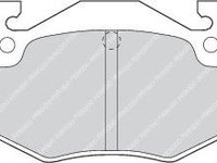 Set placute frana,frana disc PEUGEOT 106 Mk II (1) (1996 - 2016) FERODO FDB558