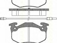 Set placute frana,frana disc PEUGEOT 205 (741A/C), PEUGEOT 205 Cabriolet (741B, 20D), Citroen BX (XB-_) - TRISCAN 8110 38780