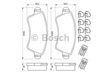 Set placute frana,frana disc PEUGEOT 206 CC (2D) (2000 - 2016) BOSCH 0 986 424 801 piesa NOUA