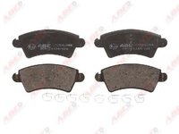 Set placute frana,frana disc PEUGEOT 206 CC (2D) (2000 - 2016) ABE C1P041ABE piesa NOUA