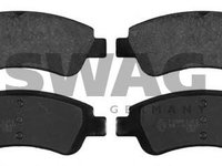 Set placute frana,frana disc PEUGEOT 206 hatchback (2A/C), PEUGEOT 206 CC (2D), PEUGEOT 206 SW (2E/K) - SWAG 62 91 6765