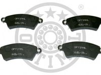 Set placute frana,frana disc PEUGEOT 306 hatchback (7A, 7C, N3, N5), PEUGEOT 306 Cabriolet (7D, N3, N5), PEUGEOT 306 limuzina (7B, N3, N5) - OPTIMAL 1