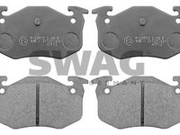 Set placute frana,frana disc PEUGEOT 306 hatchback (7A, 7C, N3, N5), PEUGEOT 306 Cabriolet (7D, N3, N5), PEUGEOT 306 limuzina (7B, N3, N5) - SWAG 62 1