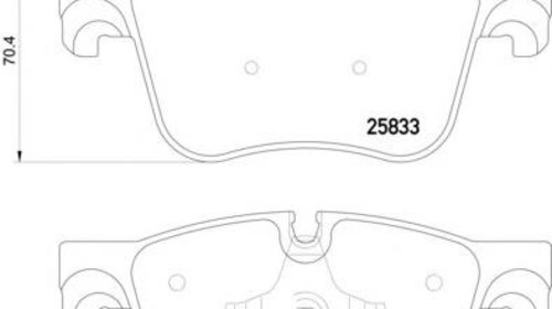 Set placute frana,frana disc PEUGEOT 308 SW c