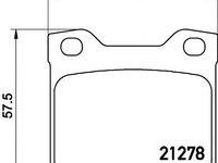 Set placute frana,frana disc PEUGEOT 406 (8B) (1995 - 2005) TEXTAR 2127803 piesa NOUA