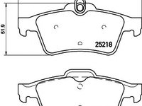 Set placute frana,frana disc PEUGEOT 508, PEUGEOT 508 SW - MINTEX MDB3148