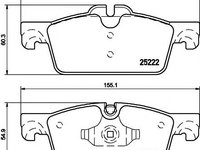 Set placute frana,frana disc PEUGEOT 508, PEUGEOT 508 SW - MINTEX MDB3141