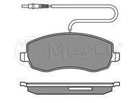 Set placute frana,frana disc PEUGEOT 807 (E), Citroen C8 (EA_, EB_), LANCIA PHEDRA (179) - MEYLE 025 248 3919/W