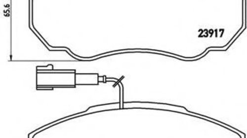 Set placute frana,frana disc PEUGEOT BOXER ca