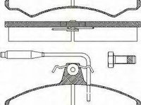 Set placute frana,frana disc PEUGEOT J5 bus (280P), Citroen C25 bus (280_, 290_), FIAT DUCATO caroserie (290) - TRISCAN 8110 10792