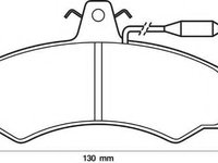 Set placute frana,frana disc PEUGEOT J5 bus (280P), Citroen C25 bus (280_, 290_), FIAT DUCATO caroserie (290) - STOP 571304S