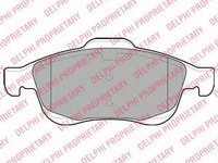 Set placute frana,frana disc PEUGEOT PARTNER platou / sasiu (2009 - 2020) DELPHI LP2101