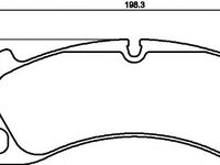 Set placute frana,frana disc PORSCHE 911 (991), PORSCHE 911 Cabriolet (991), PORSCHE 911 targa (991) - HELLA PAGID 8DB 355 019-731