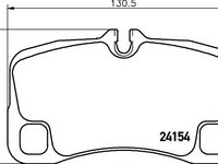 Set placute frana,frana disc PORSCHE 911 (997) - TEXTAR 2415404