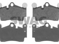 Set placute frana,frana disc PORSCHE CAYENNE (955), VW TOUAREG (7LA, 7L6, 7L7), AUDI Q7 (4L) - SWAG 30 91 6619