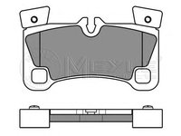 Set placute frana,frana disc PORSCHE CAYENNE (955), VW TOUAREG (7LA, 7L6, 7L7), AUDI Q7 (4L) - MEYLE 025 242 9616