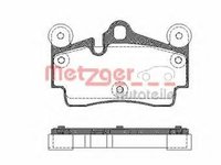 Set placute frana,frana disc PORSCHE CAYENNE (955), VW TOUAREG (7LA, 7L6, 7L7), AUDI Q7 (4L) - METZGER 0996.00