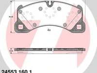 Set placute frana,frana disc PORSCHE CAYENNE (9PA, 955) (2002 - 2010) ZIMMERMANN 24553.160.1 piesa NOUA