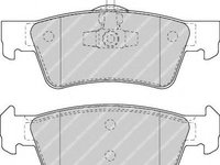 Set placute frana,frana disc PORSCHE CAYENNE (9PA, 955) (2002 - 2010) FERODO FDB1460