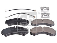 Set placute frana,frana disc punte fata (116255 FEBI BILSTEIN) IVECO,RENAULT,RENAULT TRUCKS