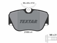 Set placute frana,frana disc punte fata (2105503 TEXTAR) MERCEDES-BENZ