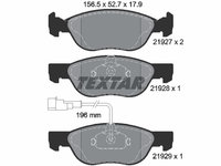 Set placute frana,frana disc punte fata (2192701 TEXTAR) ALFA ROMEO,FIAT,LANCIA