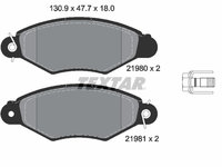 Set placute frana,frana disc punte fata (2198004 TEXTAR) AUVERLAND,Citroen,FIAT,PEUGEOT,RENAULT,TALBOT