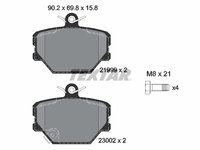 Set placute frana,frana disc punte fata (2199901 TEXTAR) SMART