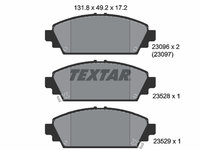 Set placute frana,frana disc punte fata (2309601 TEXTAR) HONDA