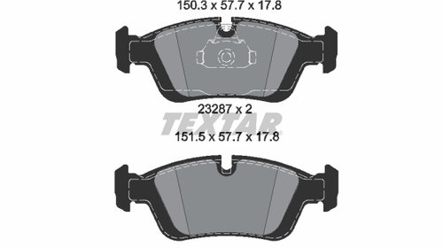 Set placute frana,frana disc punte fata (2328