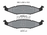 Set placute frana,frana disc punte fata (2374001 TEXTAR) CHRYSLER,DODGE,PLYMOUTH