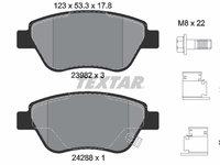 Set placute frana,frana disc punte fata (2398202 TEXTAR) FIAT,GERMAN E-CARS,OPEL,VAUXHALL