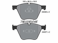 Set placute frana,frana disc punte fata (2443601 TEXTAR) BMW