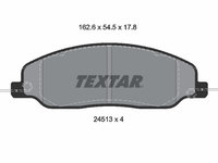 Set placute frana,frana disc punte fata (2451301 TEXTAR) FORD AUSTRALIA,FORD USA