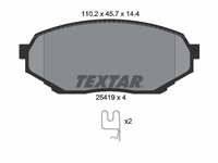 Set placute frana,frana disc punte fata (2541901 TEXTAR) MITSUBISHI