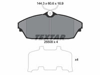 Set placute frana,frana disc punte fata (2550801 TEXTAR) TATA