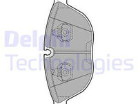 Set placute frana,frana disc punte fata (LP1002 DELPHI) AUDI,BENTLEY,BMW,CHRYSLER,MERCEDES-BENZ,VW