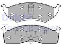 Set placute frana,frana disc punte fata (LP1166 DELPHI) CHRYSLER,DODGE,PLYMOUTH