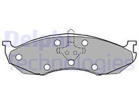 Set placute frana,frana disc punte fata (LP1615 DELPHI) JEEP,KIA