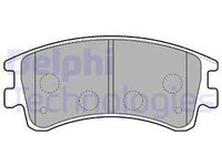 Set placute frana,frana disc punte fata (LP1799 DELPHI) MAZDA,ROVER