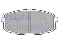 Set placute frana,frana disc punte fata (LP1819 DELPHI) HYUNDAI,HYUNDAI (BEIJING),KIA,KIA (DYK)