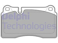 Set placute frana,frana disc punte fata (LP2012 DELPHI) AUDI,CUPRA,SEAT,VW