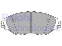 Set placute frana,frana disc punte fata (LP2250 DELPHI) AUDI,SEAT,SKODA,VW