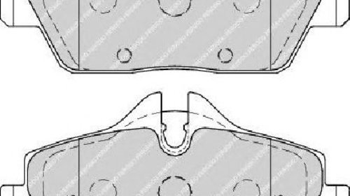 Set placute frana, frana disc punte fata MINI