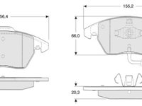 Set placute frana,frana disc punte fata (MT453 MTR) AUDI,SEAT,SKODA,SKODA (SVW),VW